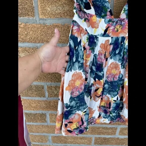 NBD Lightning White Floral Print Skater Dress M - Picture 10 of 14